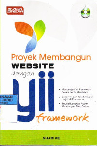 Proyek membangun website dengan yii framework